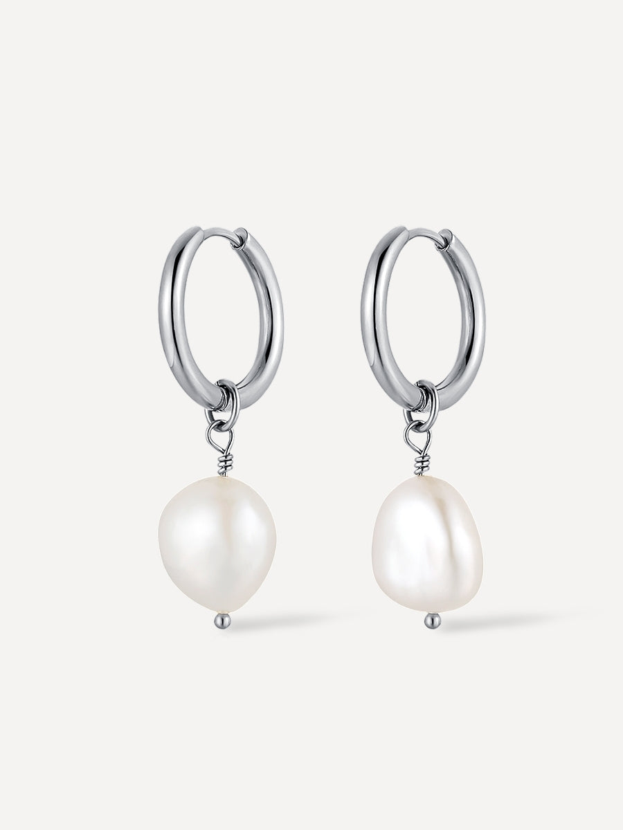 Contemporary Pearl Earrings