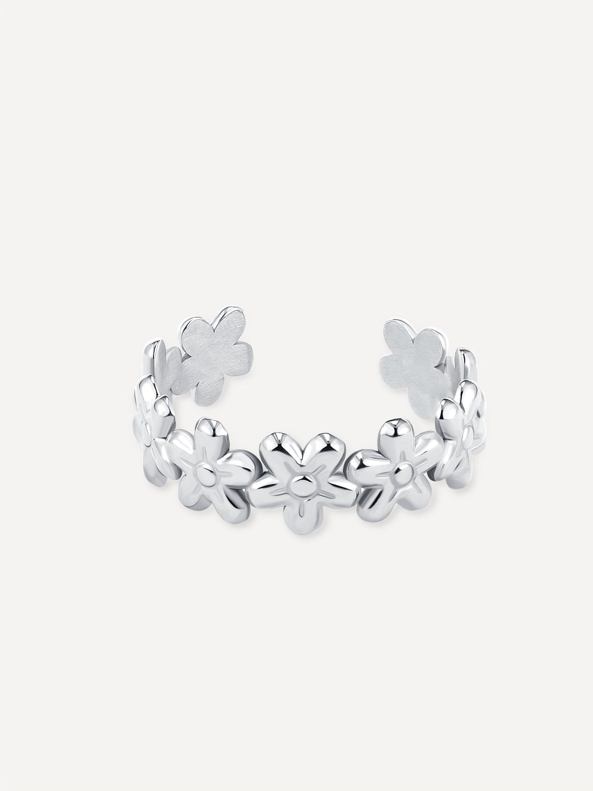 Elegante Anillo De Flores Silvestres
