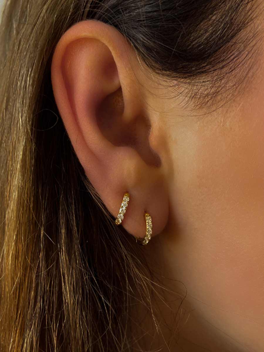 Pendientes Brillo De Diamante