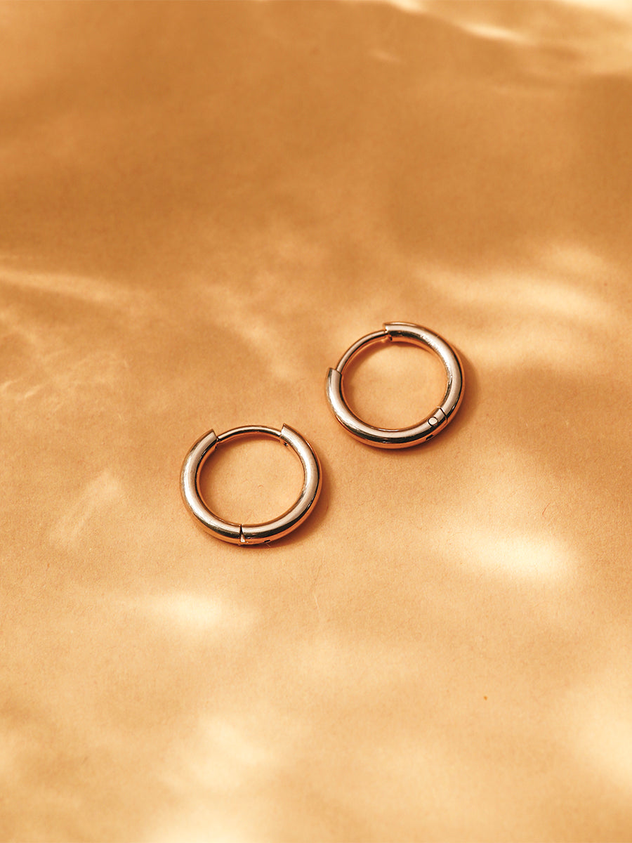 Small 14mm Slim Hoops