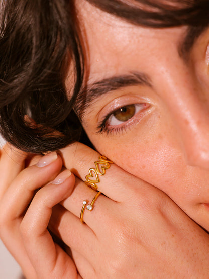 Anillo Corazón Infinito