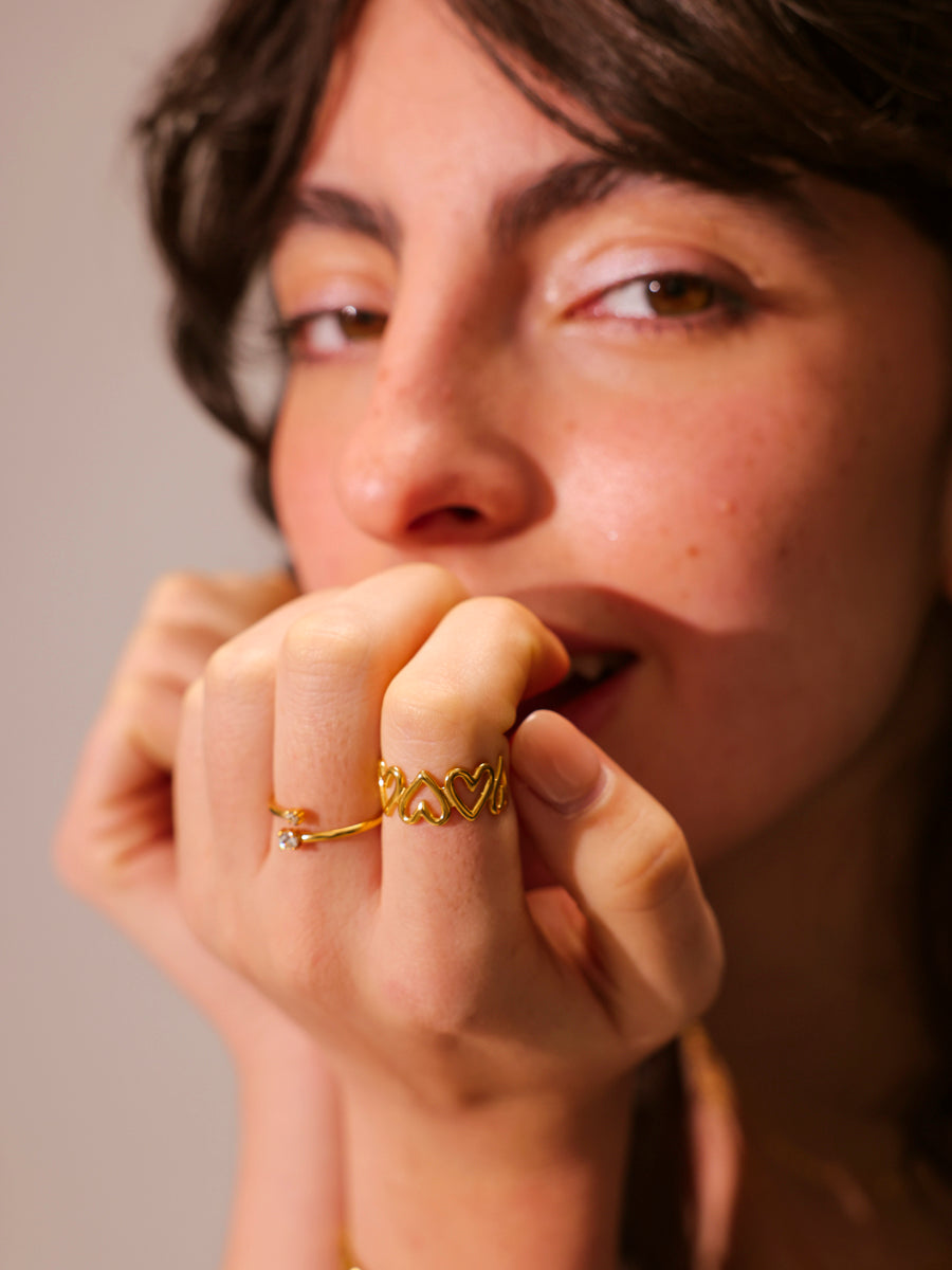 Anillo Corazón Infinito
