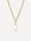 Minimalist Pearl Pendant Necklace