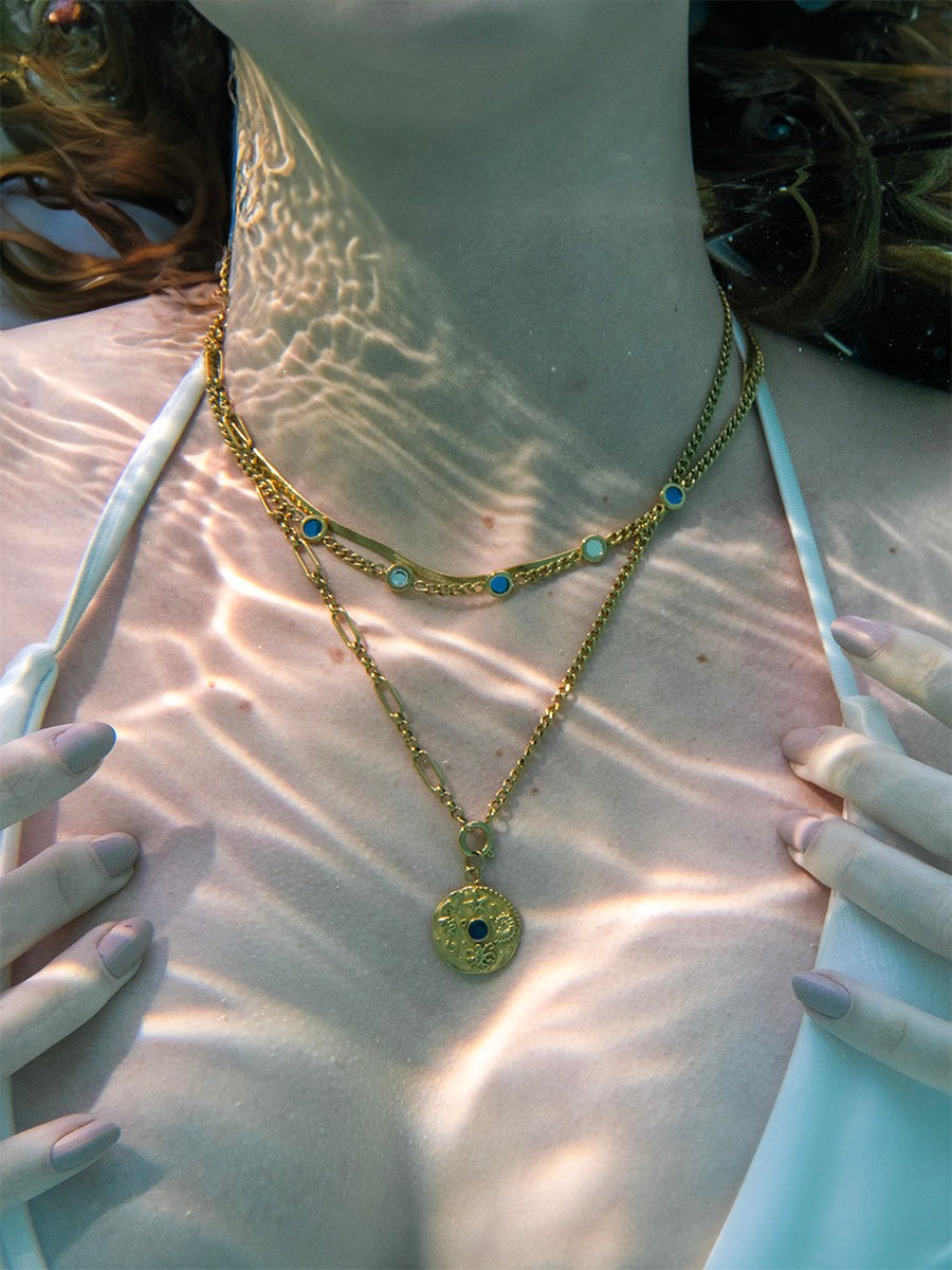 Dueto Necklace - Sea and Sky