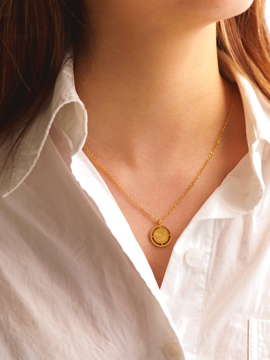 Graceful Butterfly Necklace