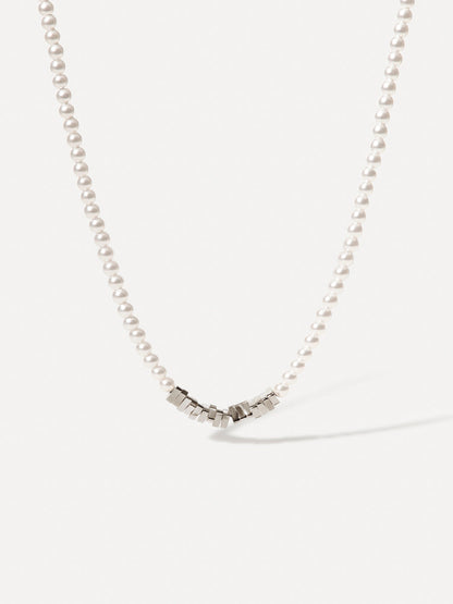 Fragmented Pearl Necklace