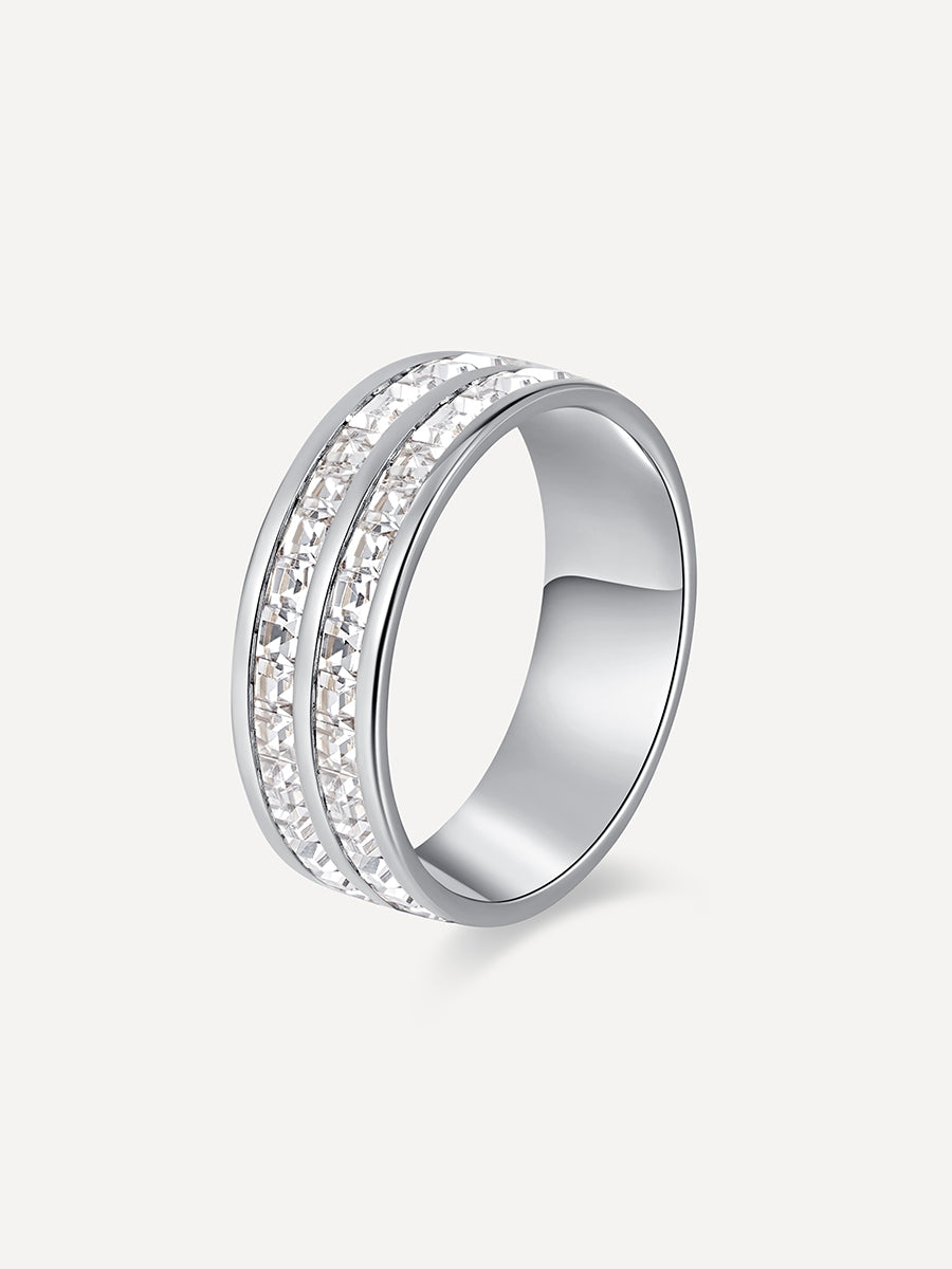 Anillo De Doble Brillo