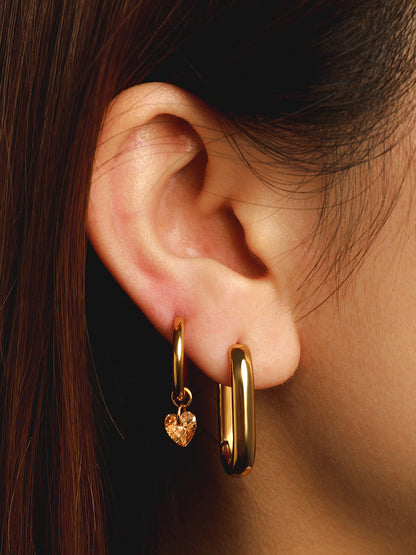 Delicate Heart Earrings
