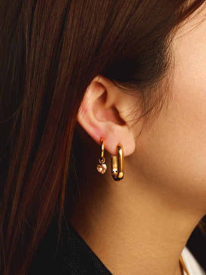 Delicate Heart Earrings