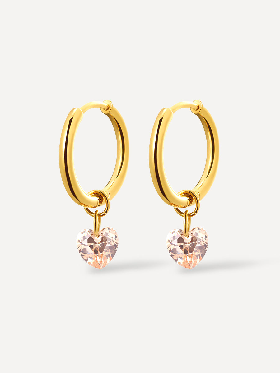 Delicate Heart Earrings
