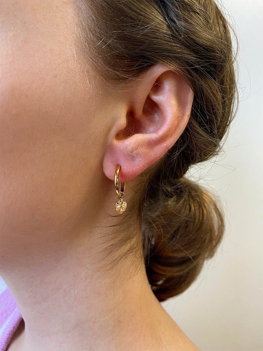 Delicate Heart Earrings