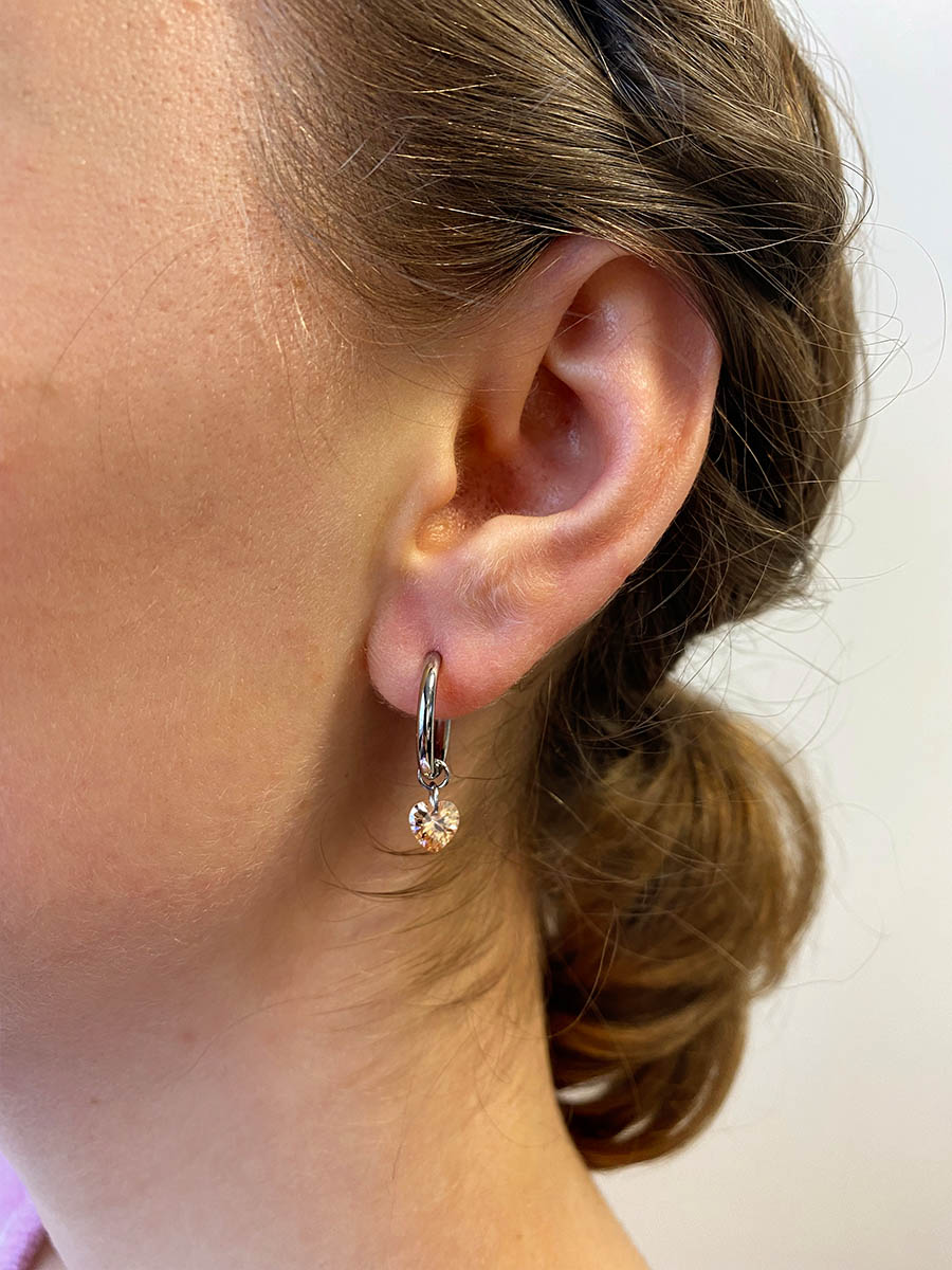Delicate Heart Earrings