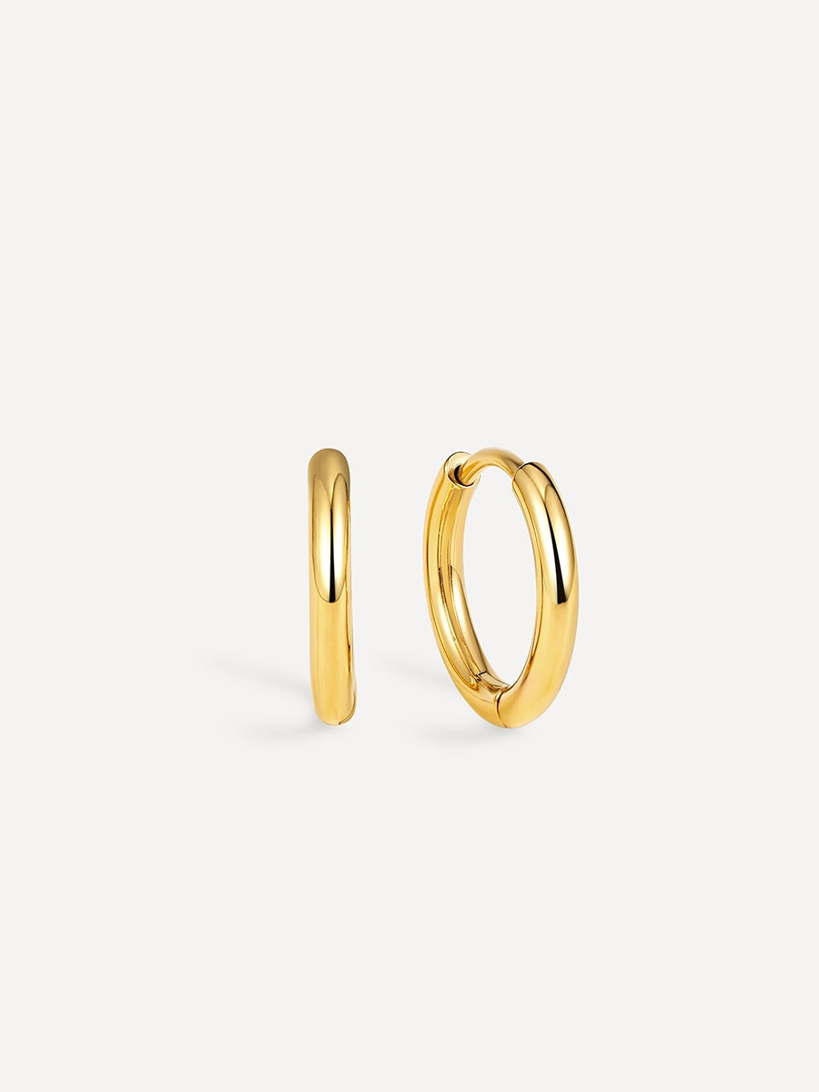 Small 14mm Slim Hoops