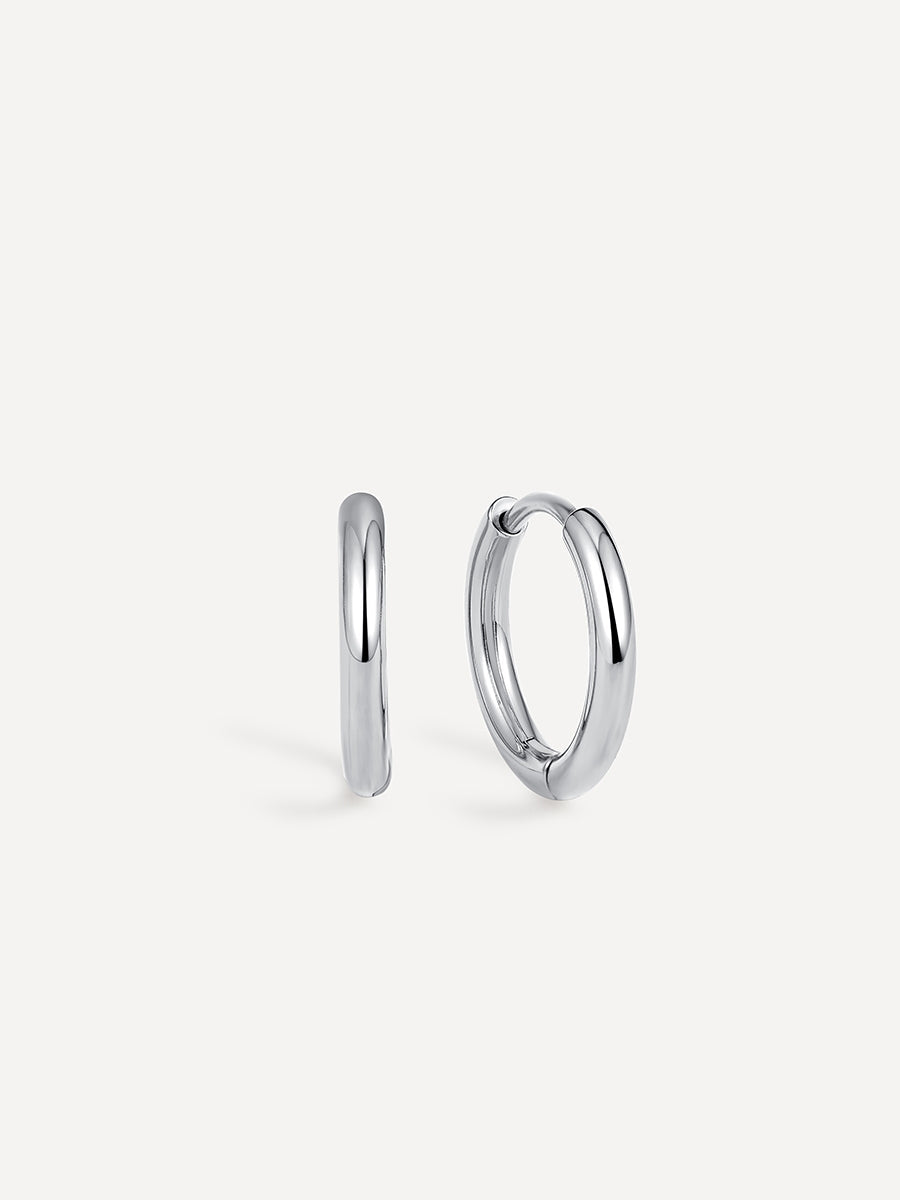 Small 14mm Slim Hoops