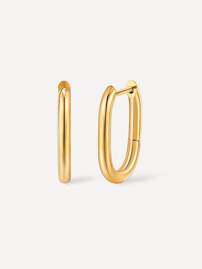 Attractive "U" Earrings
