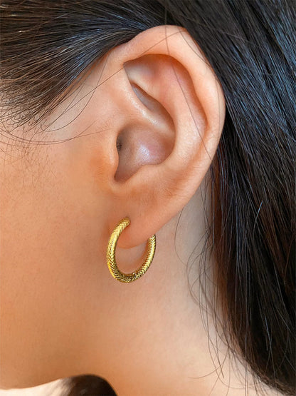 Snake Skin Earrings