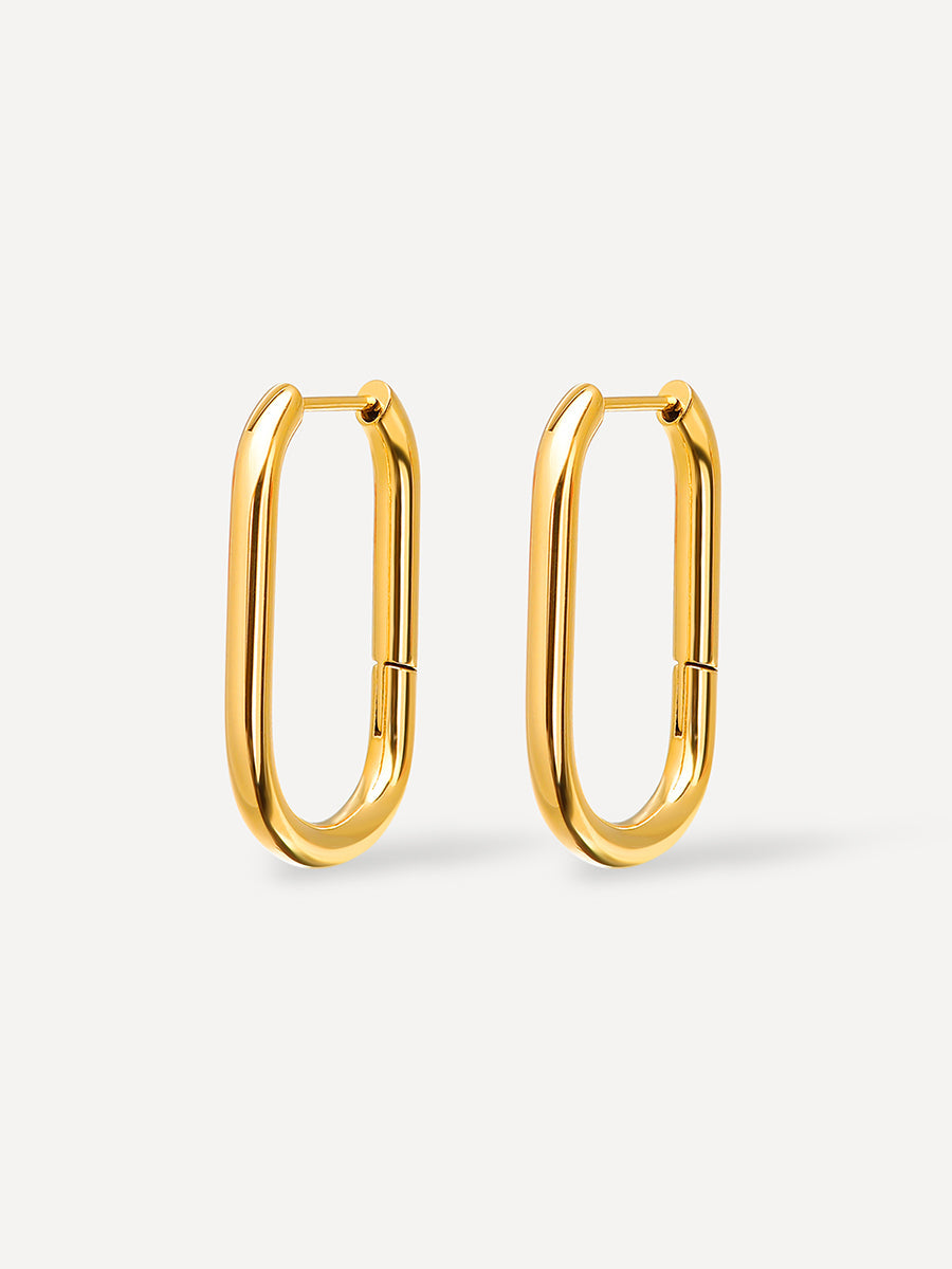 Large "U" Lurea Hoops