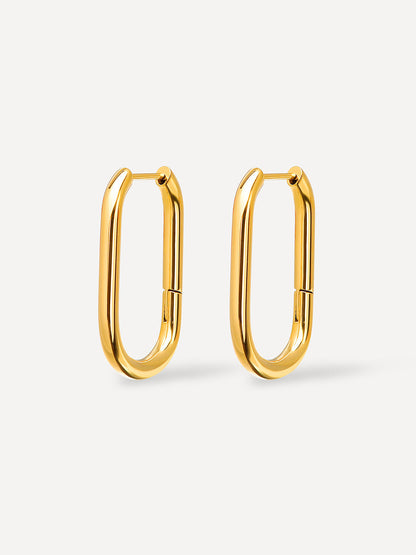 Large "U" Lurea Hoops
