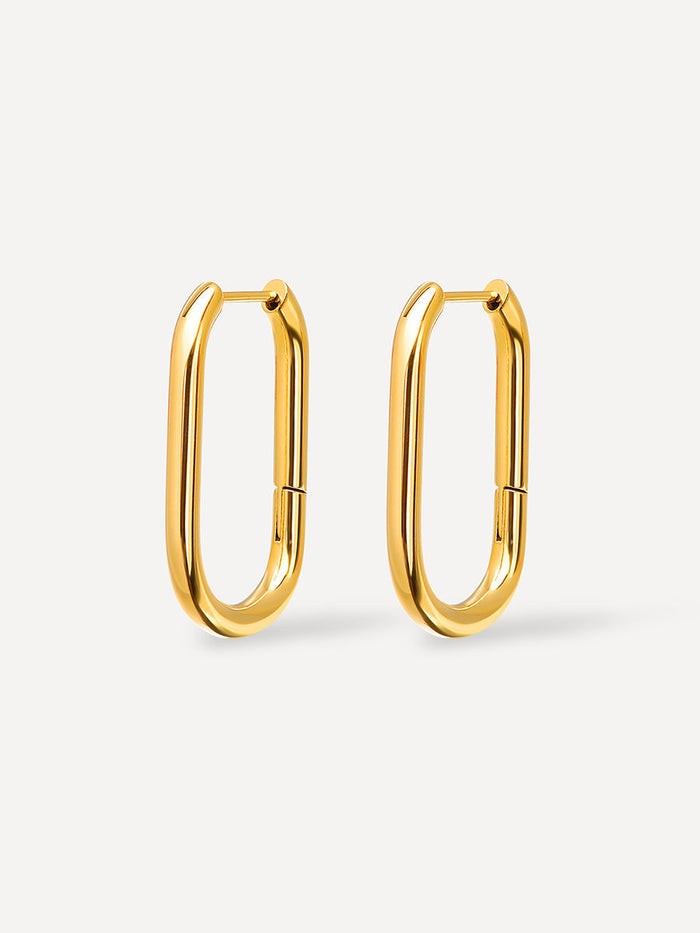 Large "U" Lurea Hoops