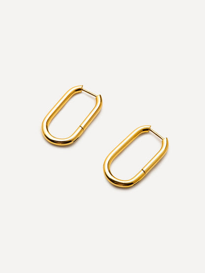 Large "U" Lurea Hoops