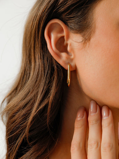 Large "U" Lurea Hoops