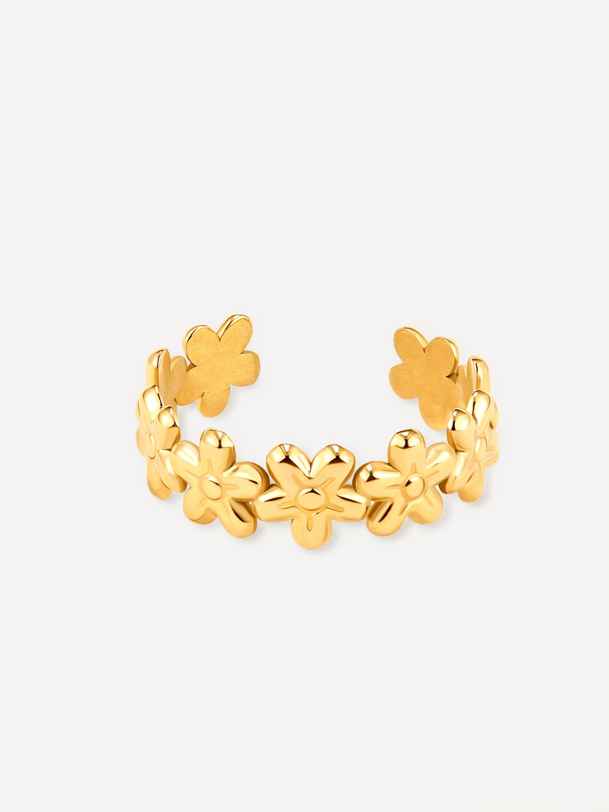 Elegante Anillo De Flores Silvestres