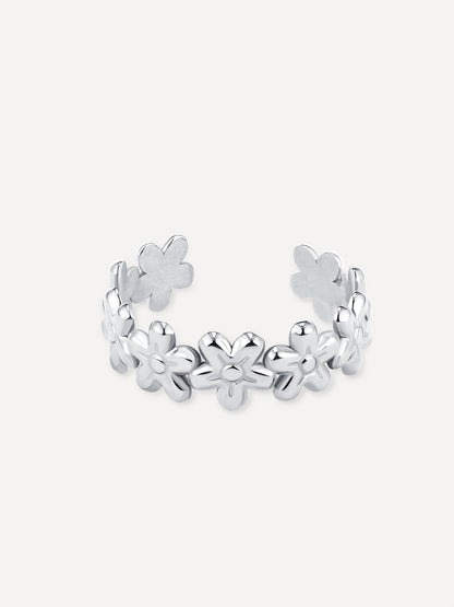 Elegante Anillo De Flores Silvestres