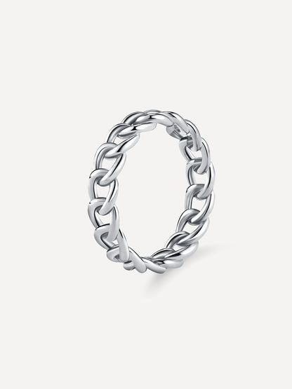 Elegante Anillo Entrelazado