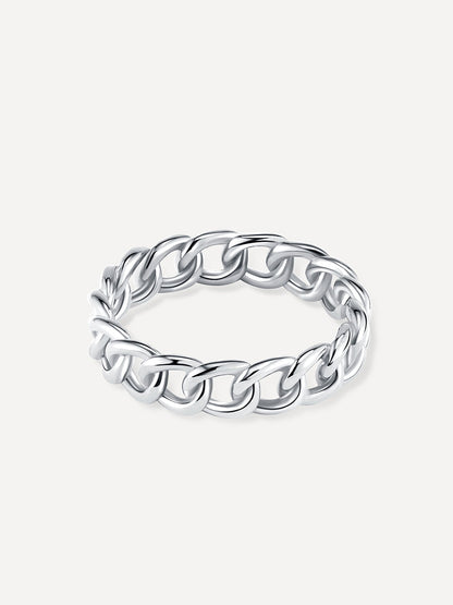 Elegante Anillo Entrelazado